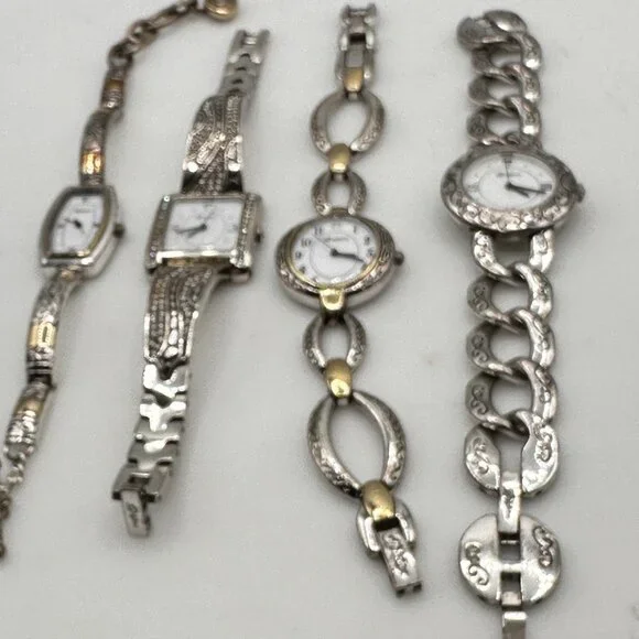 Brighton Watch Lot 4 San Dimas Linx Alta Venezia Silver Gold Plated Part Repair - Picture 1 of 16